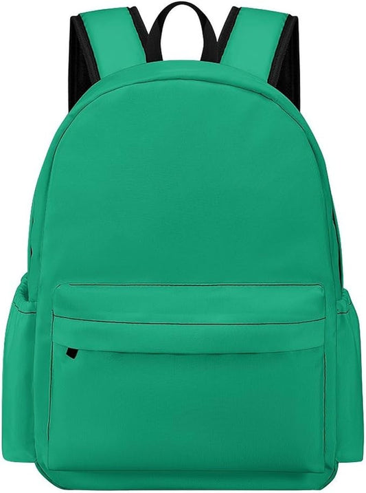 Malachite Backpack Adult Travel Daybag for Women Men College Backpack for Vacation Hiking Camping Bag