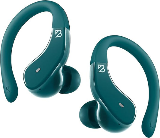 Back Bay Audio - Runner's Wireless Earbuds for Running, Workout Wrap Around Earbuds Bluetooth Headphones for Sports, Running Headphones, Hook Over The Ear Buds, Wrap Around Earphones with Earhooks