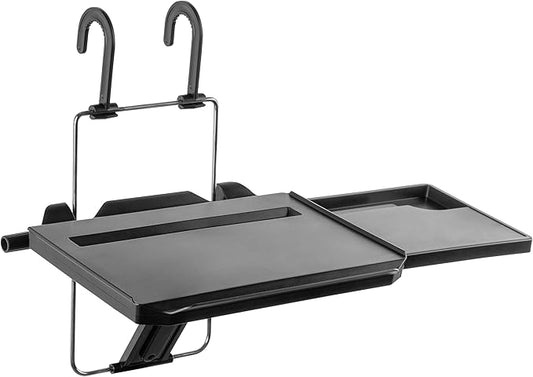 Mount-It! Car Table Tray with Adjustable Height and Tilt | Car Desk for Laptop FITS on Any Car Model and Steering Wheel | Holds Food, Drinks, Laptops, Tablets, Books and More! -
