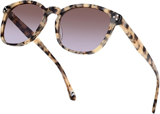 Polarized Sunglasses For Women UV - Protection Womens Trendy Fashion Large Shades With Acetate Frame BC2110