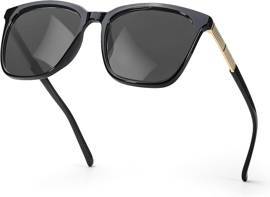 SIPHEW Oversized Square Sunglasses for Women|Lightweight Fashion Sunglasses 100% UV400 Protection|Trendy Mirrored Shade