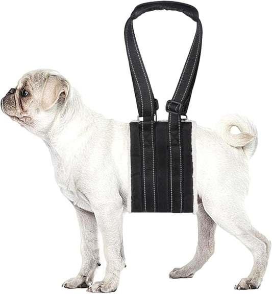 Adjustable Dog Lift Harness Dog Sling Portable Dog Sling for Back Legs Dog Lift Harness for Large Dogs Soft Lift Support and Rehab Harness for Senior,Injured,Disabled Dogs After ACL Surgery(S)