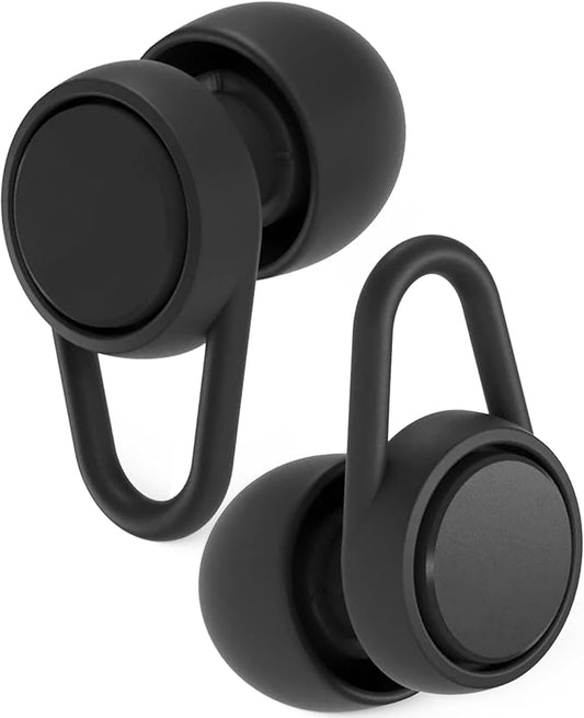 Hears Plus High-Fidelity Ear Plugs – Enhanced Noise Reduction for Loud Events, Focus, Travel & Noise Sensitivity – Certified 25dB SNR Hearing Protection – Reusable, Hypoallergenic Tips + Carry Case