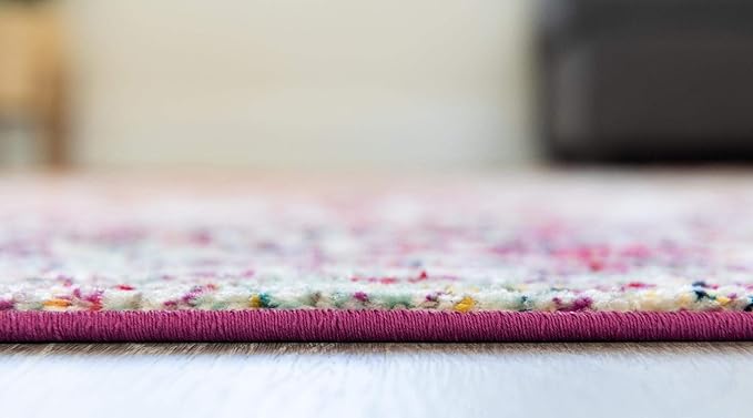 Rugs.com Arlington Collection Rug – 12 Ft Runner Multi Medium-Pile Rug Perfect for Hallways, Entryways