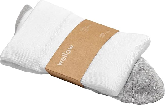 Wellow Premium Socks (Compression Socks - Regular) for Men & Women, Made with Viscose from Bamboo, Knee High, 18-25 mmHg