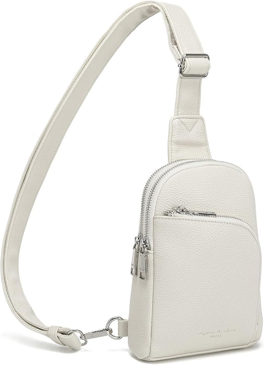 INICAT RFID Blocking Sling Bag Anti Theft Crossbody Bags Women Valentine's Day Gifts Travel Purses Vegan Leather