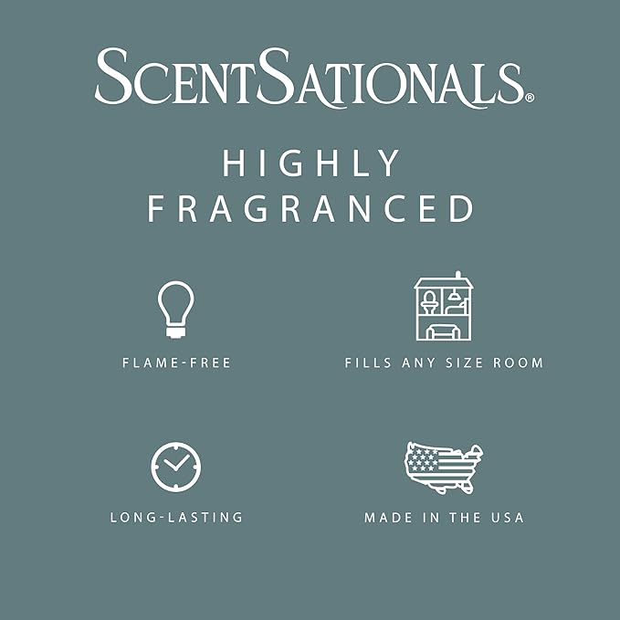 Scentsationals Wax Melts, Wax Cubes Strong Scent -Zen - Long Lasting Scented Melts for Warmer, 10oz (24-Cubes)