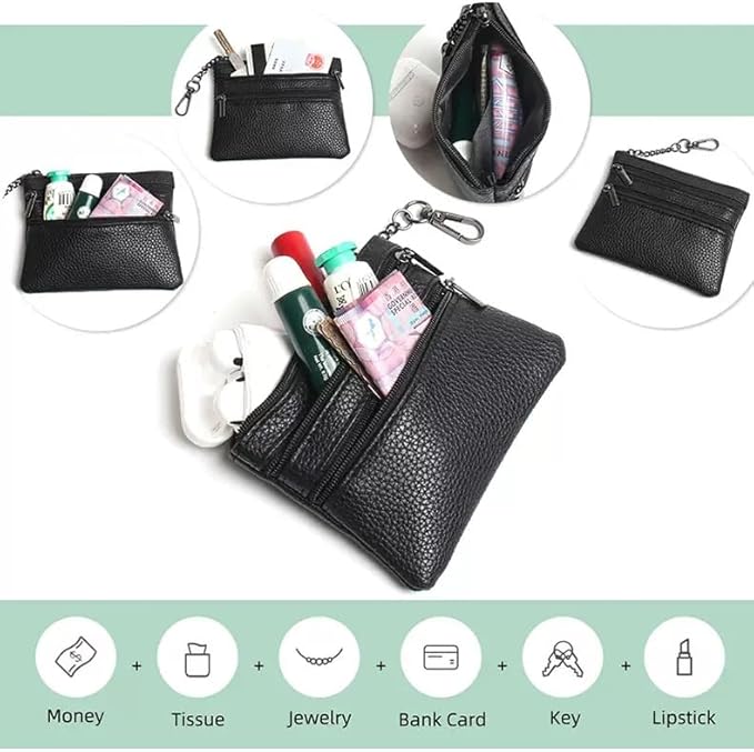 Crossbody Body Phone Holder for Women, New Phone Strap with Zippered Pouch, Adjustable Crossbody Strap (Coffee)