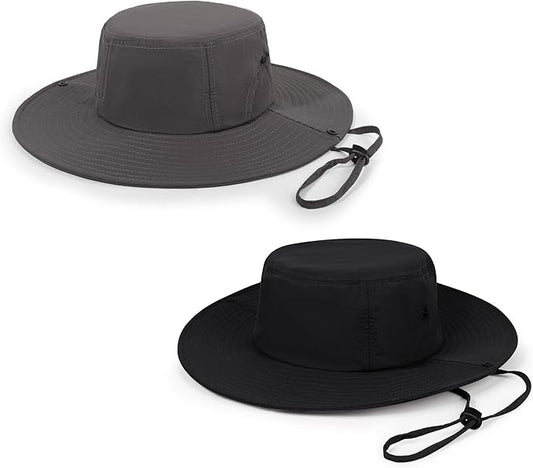 Wide Brim Sun Hats Waterproof Bucket Hat UV Protection Fishing Hat Summer Packable Fisherman Hat for Men and Women