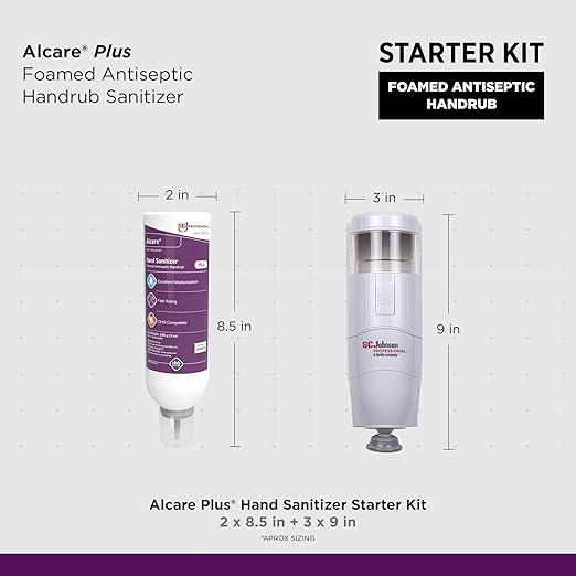 SC Johnson Professional® Alcare Plus Antiseptic Handrub Starter Pack (1 cartridge + 1 dispenser), 8oz, 1/CS