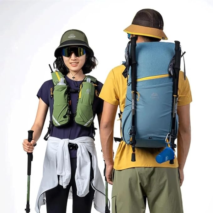 AONIJIE 30L Large Multipurpose Backpack for Travel, Hiking, Commuting, Sports & Work - Durable, Lightweight Daypack (Blue)