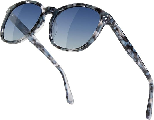 Polarized Sunglasses For Women UV - Protection Womens Trendy Fashion Large Shades With Acetate Frame BC2110