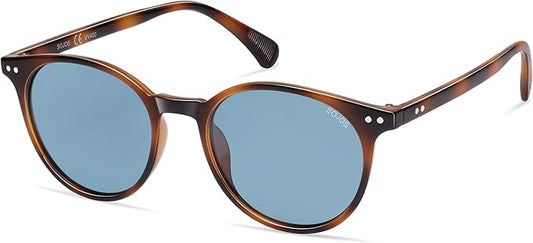 SOJOS Small Round Classic Polarized Sunglasses for Women Men Vintage Style UV400 Lens MAY SJ2113