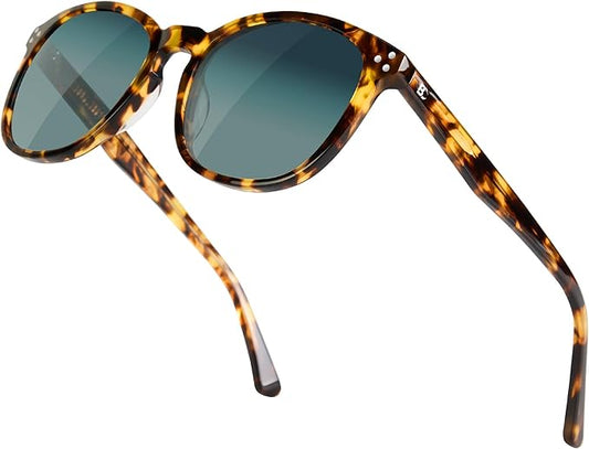 Polarized Sunglasses For Women UV - Protection Womens Trendy Fashion Large Shades With Acetate Frame BC2110