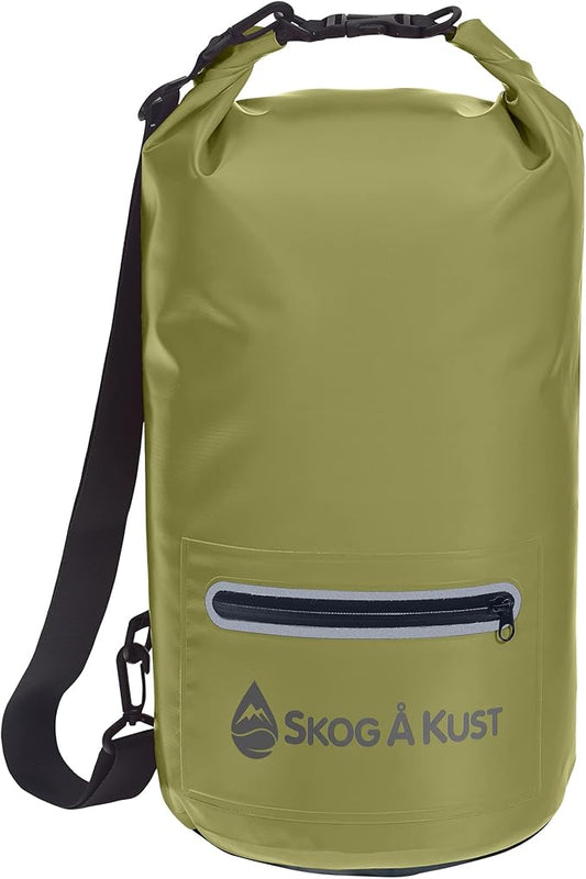 Skog Å Kust DrySak - Roll Top Waterproof Bag for Travel & Outdoors - 5, 10 & 20 Liter sizes