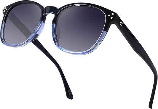 Polarized Sunglasses For Women UV - Protection Womens Trendy Fashion Large Shades With Acetate Frame BC2110