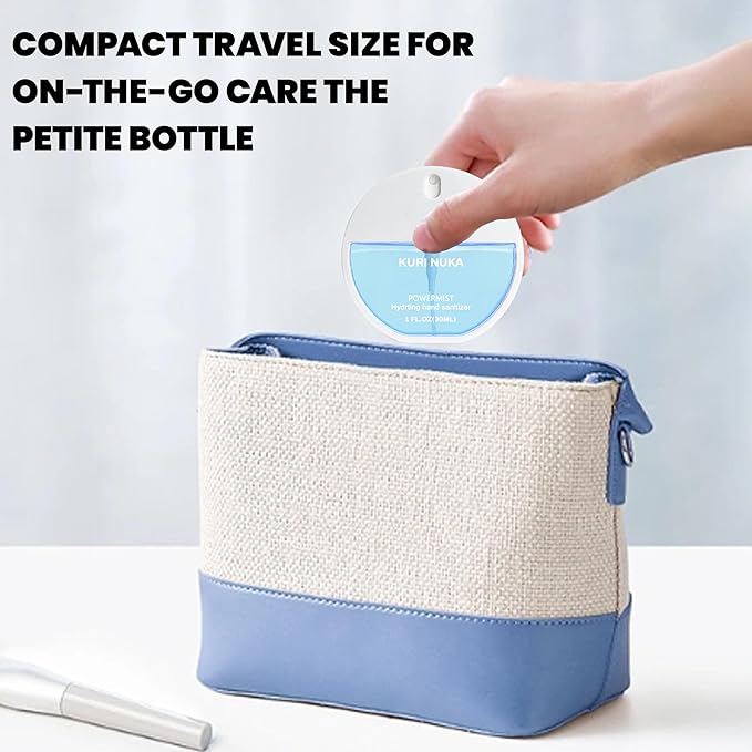 Hand Sanitizer Spray,Power Mist Hydrating Hand Sanitizer Spray, 2-piece set (Aloe Vera, Coconut), Travel Size