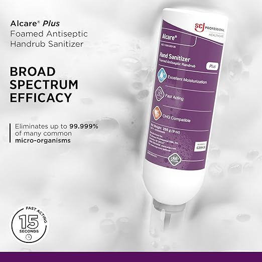 SC Johnson Professional® Alcare Plus Antiseptic Handrub Starter Pack (1 cartridge + 1 dispenser), 8oz, 1/CS