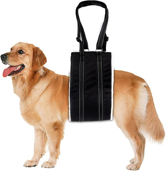 Adjustable Dog Lift Harness Dog Sling Portable Dog Sling for Back Legs Dog Lift Harness for Large Dogs Soft Lift Support and Rehab Harness for Senior,Injured,Disabled Dogs After ACL Surgery (L)