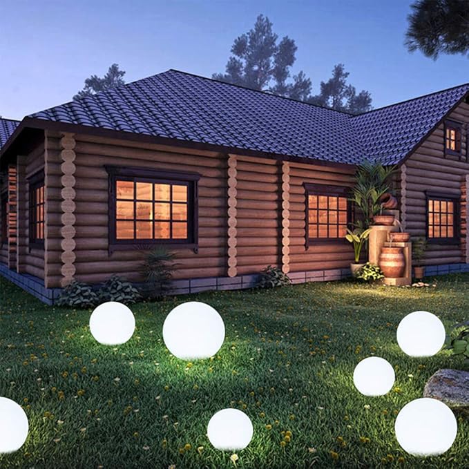 Modern Home LED Glowing Sphere w/Infrared Remote Control (8 inch)