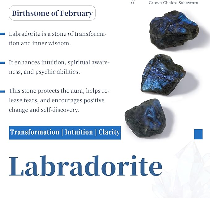 SUNYIK Natural Labradorite Ball Sphere with Resin Stand Polished Crystal Sphere Stone Figurine Decor for Home Office Tabletop, 2-2.3"(51-60mm)