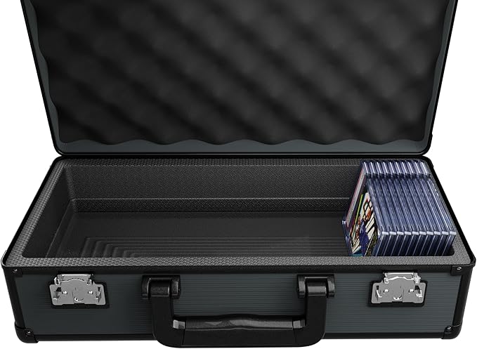 Zion Cases Slab Case Backpack with Slab Case 2GO Graded Card Case; Fits PSA, BGS, HGA, SGC, and CSG Graded Card Slabs; Ideal Travel Storage Solution; (Gray)