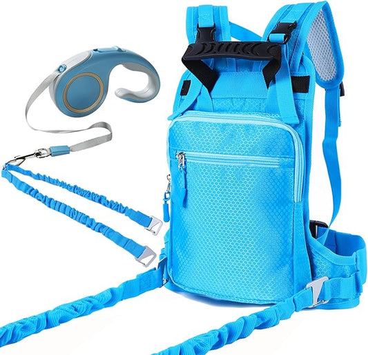 CapsLock Ski and Snowboard Harness Trainer for Kids – Retractable Leash with Shock Absorbing Bungees for Safe Ski Training