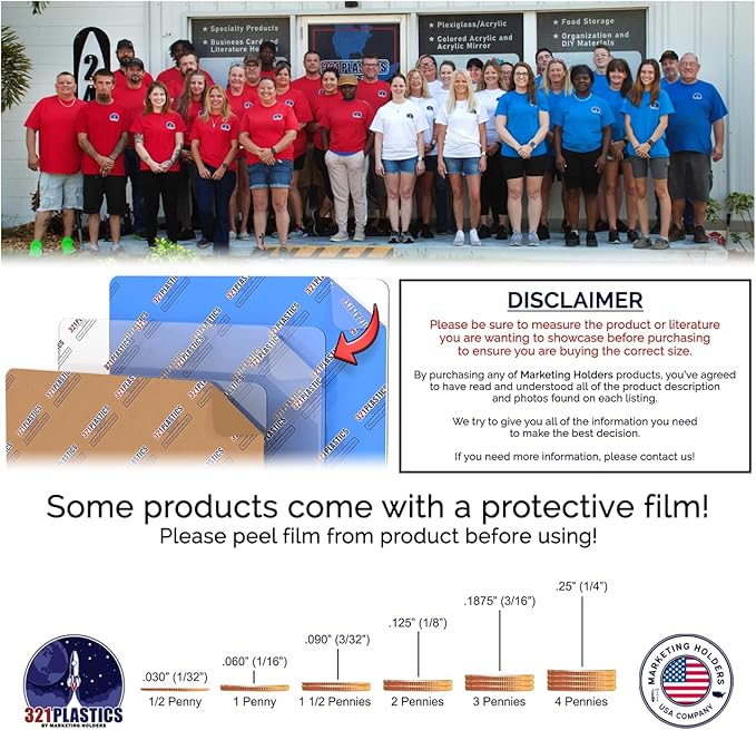 Marketing Holders Clear Acrylic Round 19" DIY Blank 1/8" Thick See Through Tile for Window Glass Replacement in RVs Motorhomes and Boats