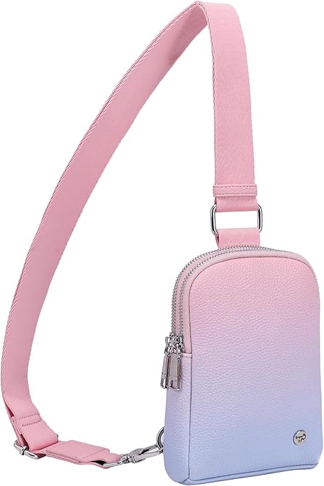 INICAT Travel Small Crossbody Sling Bags Women Cross Body Purses Passport Holder Vegan Leather Fanny Packs Birthday Gifts