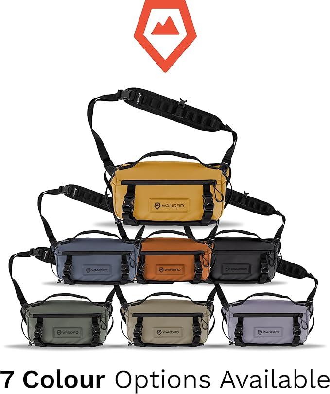 WANDRD ROGUE V1 9L Sling: Compact Camera Sling and Crossbody Bag with Fast Access, 3-Way Carry– Lightweight Everyday Bag Great for Travel, Photography, and Daily Use (Dallol Yellow)