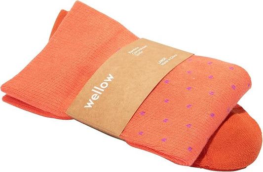 Wellow Premium Socks (Compression Socks - Regular) for Men & Women, Made with Viscose from Bamboo, Knee High, 18-25 mmHg