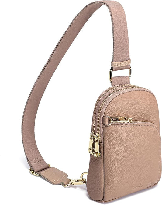 INICAT RFID Blocking Sling Bag Anti Theft Crossbody Bags Women Valentine's Day Gifts Travel Purses Vegan Leather