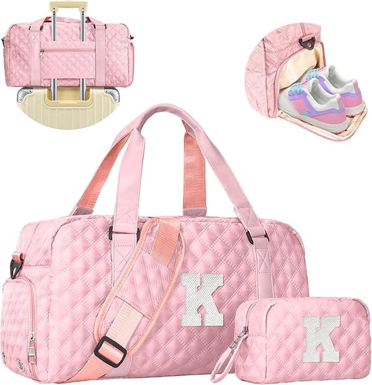 Elilier Gifts for Women Teens Grandkids, Duffle Bag Women Girls Gift: Overnight bags, Dance Cheer bag Sports for Girl, Gymnastics Bags, Birthday gifts for female Kids Teens