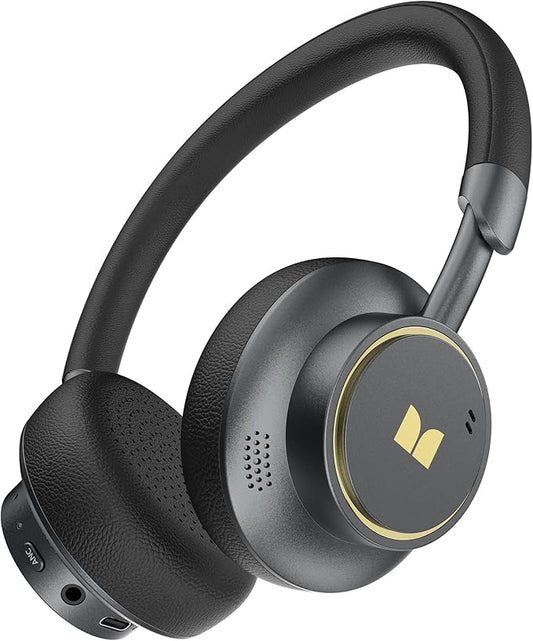 Monster N-Tune mini 02 Noise Cancelling Headphone, Over Ear Headphones Wireless Foldable Design, 50H Playtime Wireless Headphones, Bluetooth 6.0, Adjustable and Comfortable for Travel, Black