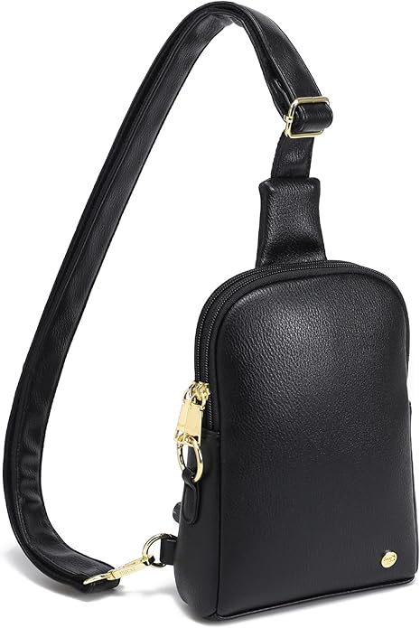 INICAT Travel Small Crossbody Sling Bags Women Cross Body Purses Passport Holder Vegan Leather Fanny Packs Birthday Gifts