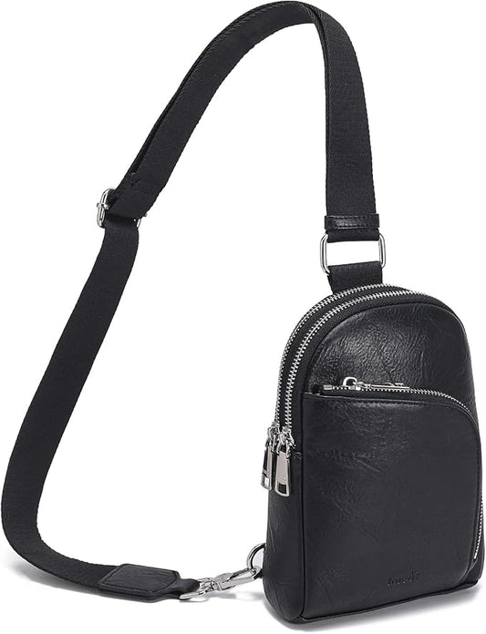 INICAT RFID Blocking Sling Bag Anti Theft Crossbody Bags Women Valentine's Day Gifts Travel Purses Vegan Leather