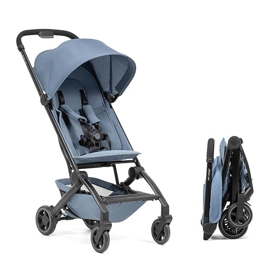 Joolz Dot Ultra Lightweight Travel Stroller for Toddler – Compact & Airplane Stroller (only 12.2lbs) -One-Handed Folding Design - UPF 50+ Canopy - Reclining Seat - (Lagoon Blue)
