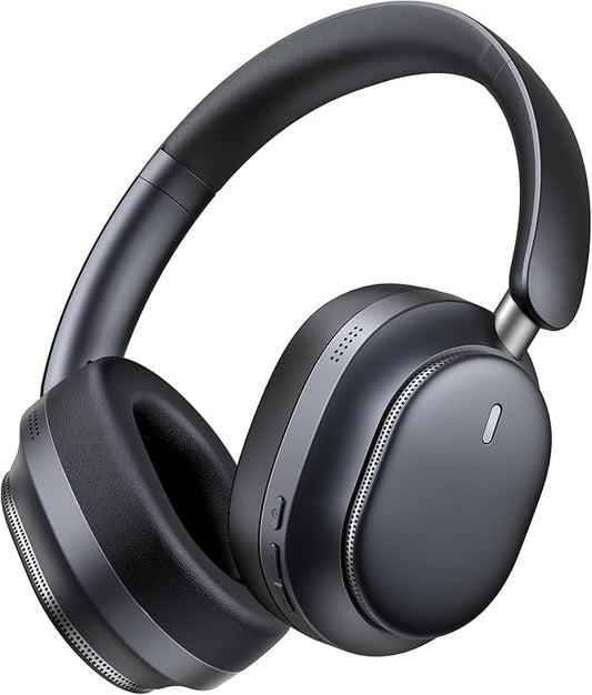 Hybrid Active Noise Cancelling Headphones, Over Ear Bluetooth 6.0 Wireless Headphones, 50H Playtime, Deep Bass, HiFi Stereo Sound（Black）