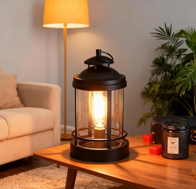 Electric Wax Warmer - Metal Wax Melting for Scented Wax, Edison Light Bulb Candle Wax Burner, for Home Decoration Office Wax Melting Melter, Gift (Retro, Castle)