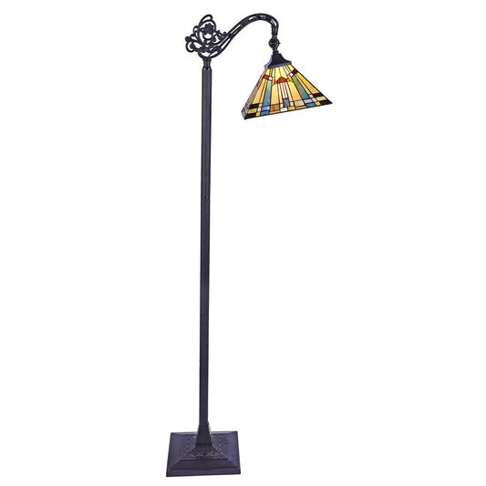 Chloe CH33293MS11-RF1 Floor Lamp, Glass, One Size, Multicolor