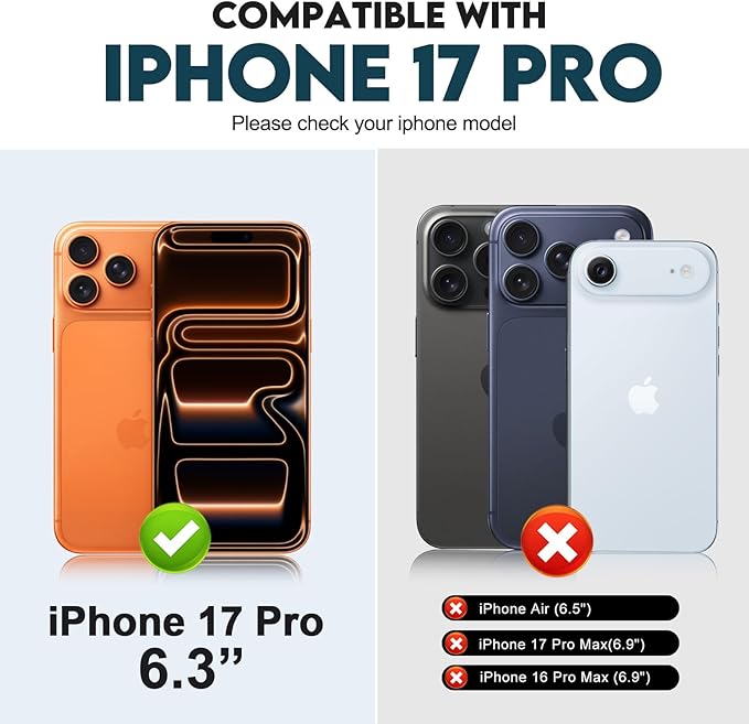 CIVICASE for iPhone 17 Pro Wallet Case,PU Leather Flip Case RFID Blocking Credit Card Holder Folio Magnetic Stand TPU Shockproof Cover Compatible with iPhone 17 Pro, Blue Green