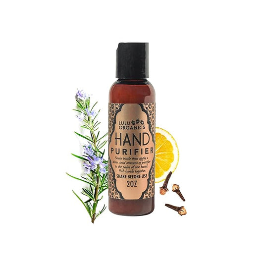 Hand Purifier- Purify Essential Oil, Blend Hand Sanitizer, Organic Oil Purification for Skin, No Synthetic Fragrance, Handmade - 2 oz