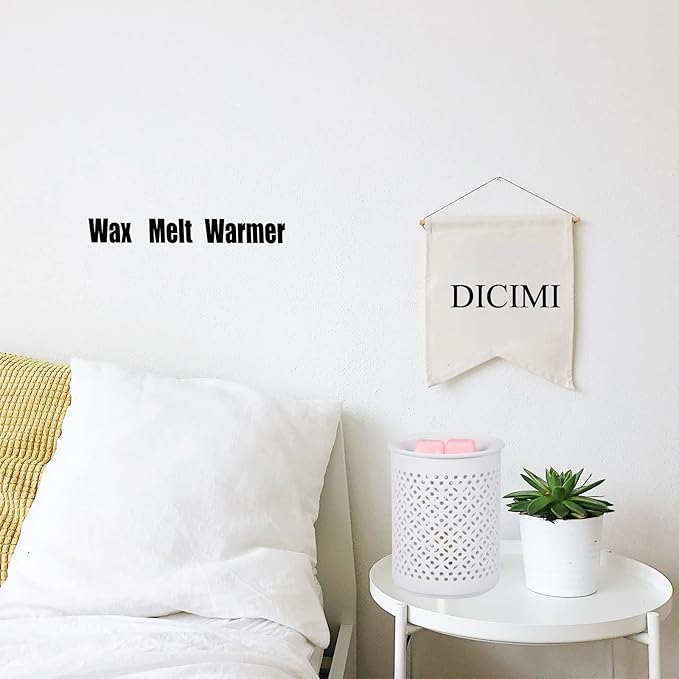 Dicimi Ceramic Electric Wax Melt Warmer Wax Warmer for Scented Wax Wax Burner Melter Oil Burner Wax Warmers for Home Office Bedroom Living Room Present & Decor