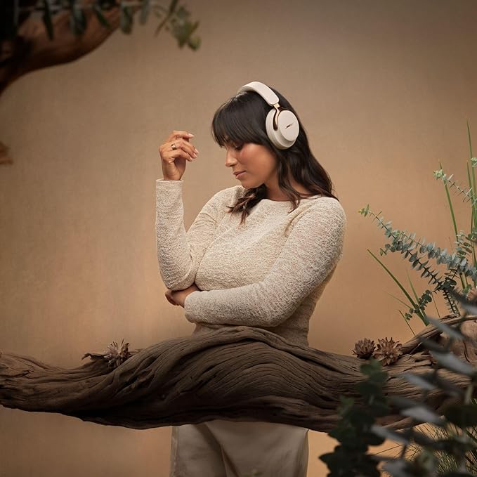 Bose New QuietComfort Ultra Bluetooth Headphones (2nd Gen), Wireless Headphones with Spatial Audio, Over Ear Noise Cancelling with Mic, Up to 30 Hours of Play time, Driftwood Sand - Limited Edition
