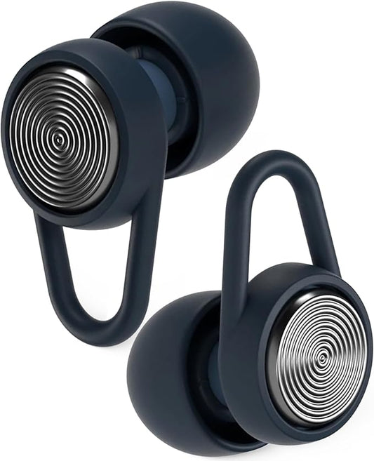 Hears Plus High-Fidelity Ear Plugs – Enhanced Noise Reduction for Loud Events, Focus, Travel & Noise Sensitivity – Certified 25dB SNR Hearing Protection – Reusable, Hypoallergenic Tips + Carry Case