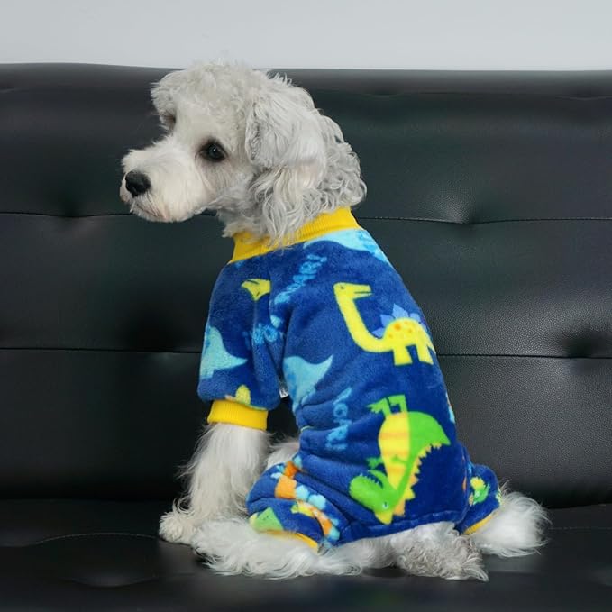 XPUDAC Dog Pajamas Fleece Dog Sweaters for Small Medium Dogs Girl Boy Soft Warm Winter Pet Clothes for Doggie Winter Christmas(X-Small)