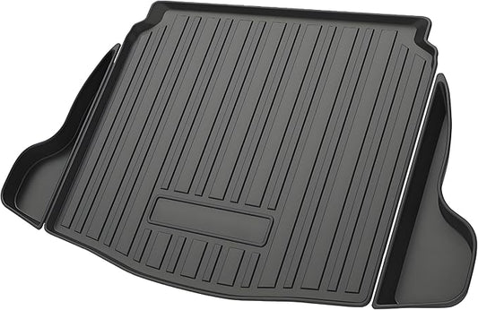 All-Weather Cargo Liners Compatible with Toyota Corolla Cross 2022-2025，3D Custom-Fit Waterproof Non-Slip Durable Odorless TPO Trunk Tray Floor Mat with High-Raised Lip