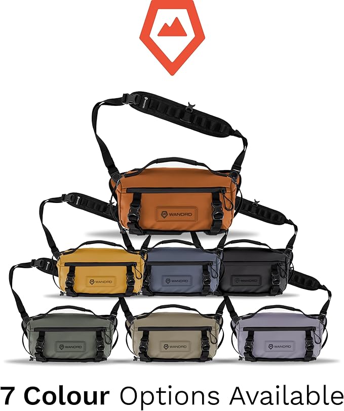 WANDRD ROGUE V1 6L Sling: Compact Camera Sling and Crossbody Bag with Fast Access, 3-Way Carry– Lightweight Everyday Bag Great for Travel, Photography, and Daily Use (Sedona Orange)