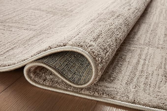 Loloi Darby Collection DAR-05 Beige/Grey 2'-7" x 12'-0" Runner Rug