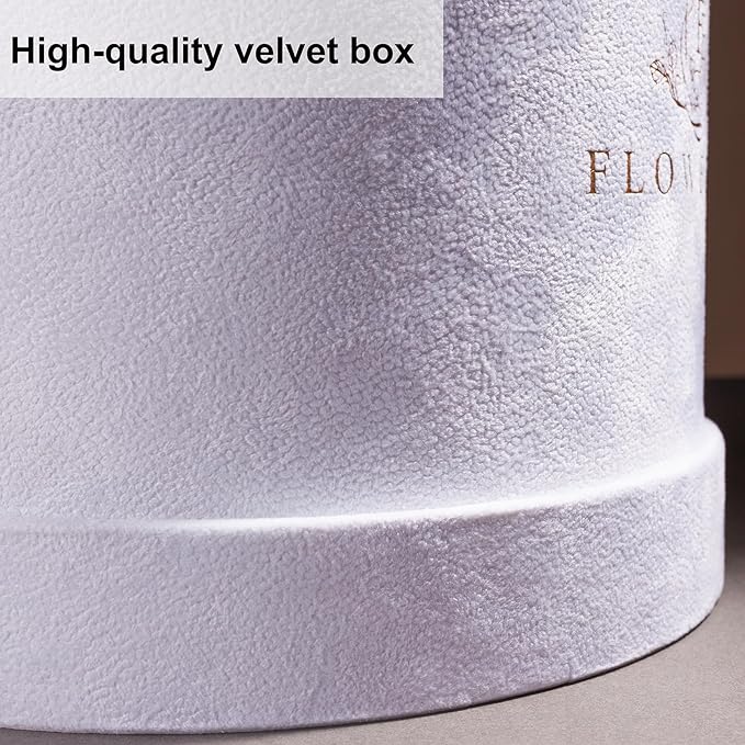 27 Roses in a Luxury Suede Box, Mother Day Flowers Gifts for Mom, Preserved Flowers for Her, Birthday Gifts for Women, Purple